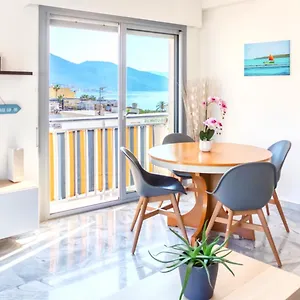  Appartement La Perle 2p Vue Terrasse 2 Mins Garage Clim